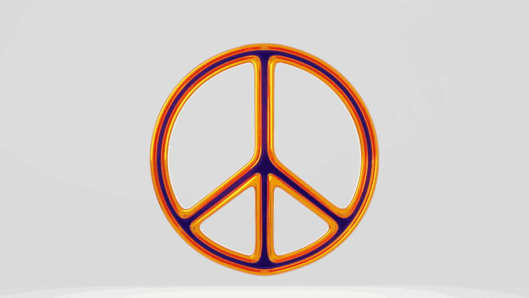 Peace Sign + 5 color options! preview image 1